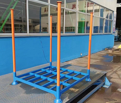 Metal cold storage stacking rack